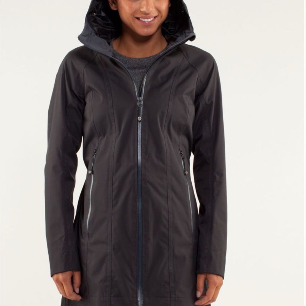 lululemon athletica Black Trench Coat